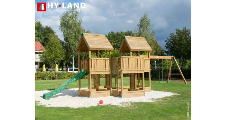 Spatiu de joaca din lemn Hy-Land Swing Modul P Hy-Land